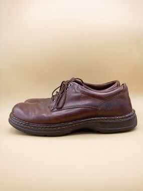 Born Hutchins II Brown Laced Up Leather Oxford Shoes M660 CCF14 Men's Size 10